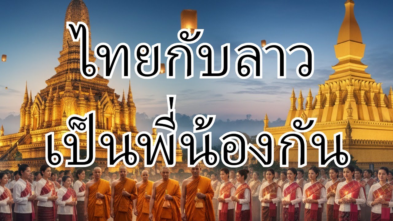 ไทยกับลาวเป็นพี่น้องกัน - ໄທກັບລາວເປັນພີ່ນ້ອງກັນ (Brotherhood of Mekong) #music #thailand #laos ກັບ