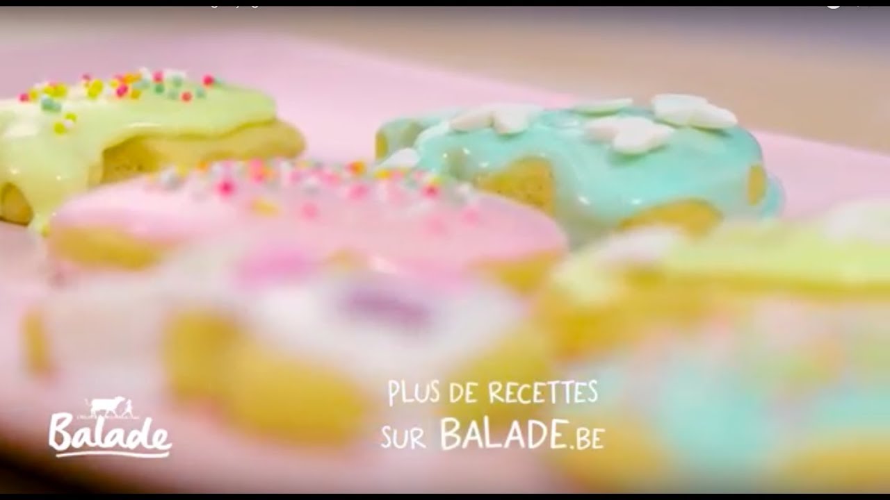 Petits biscuits sablés avec glaçage