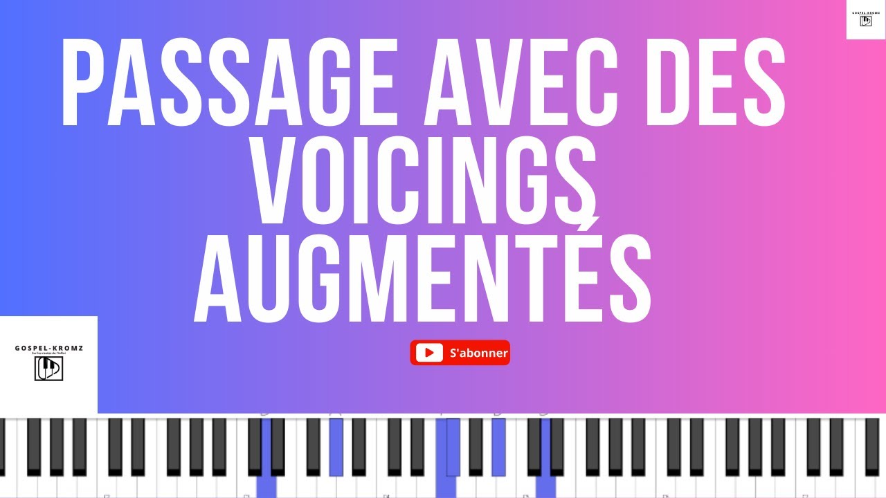 accords de passage avec des voicings augmentés