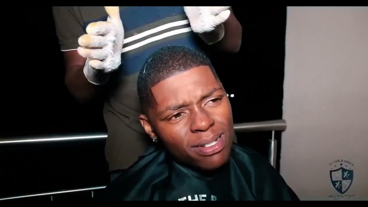 Ubuntu  band  getting  a haircut/celebrity #barber #consistency #trending #celebrity cel