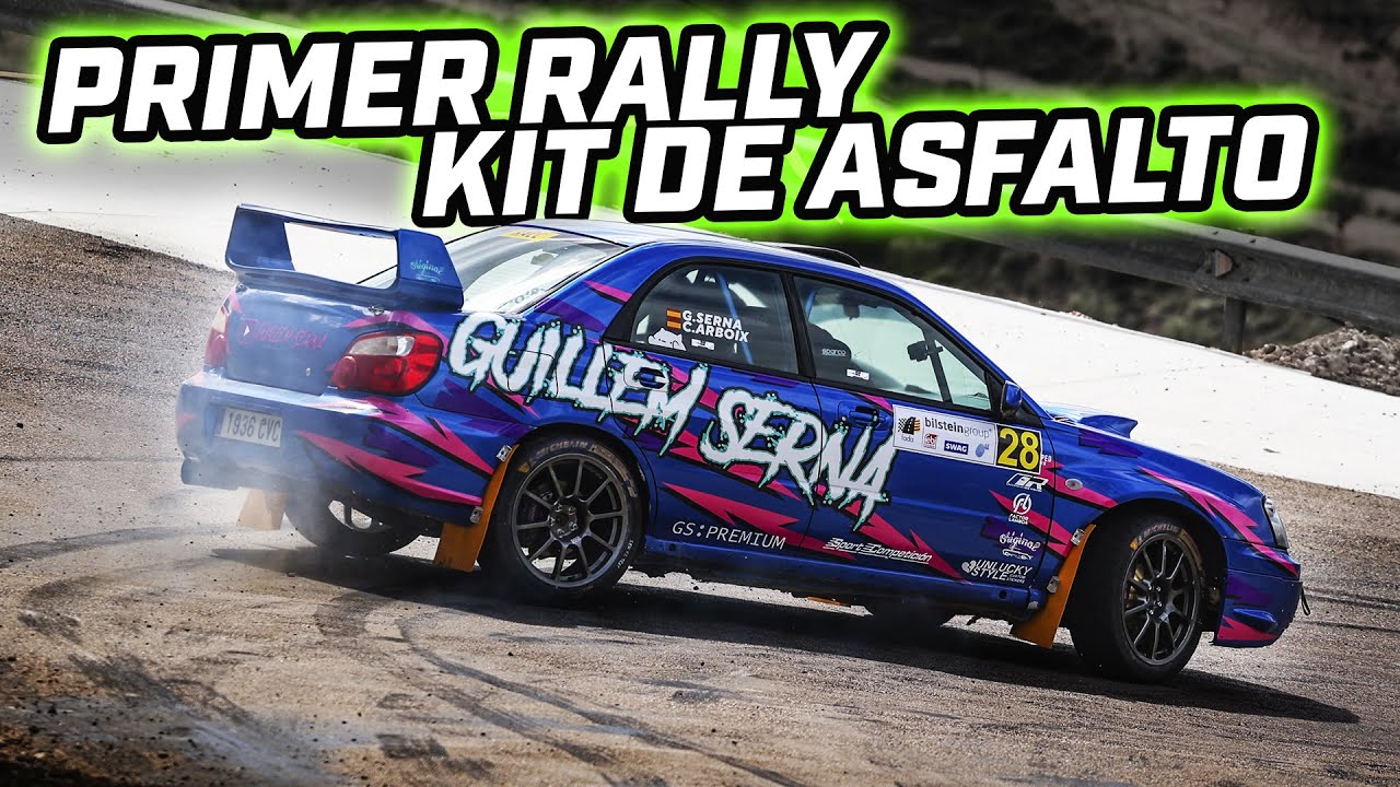 primer RALLY con el NUEVO KIT de ASFALTO del SUBARU 😱 *PODIO inesperado*