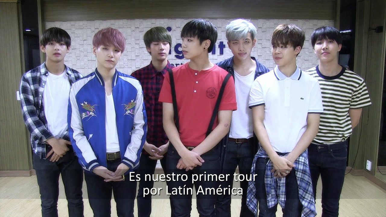 Saludo de BTS a los fans de Chile!