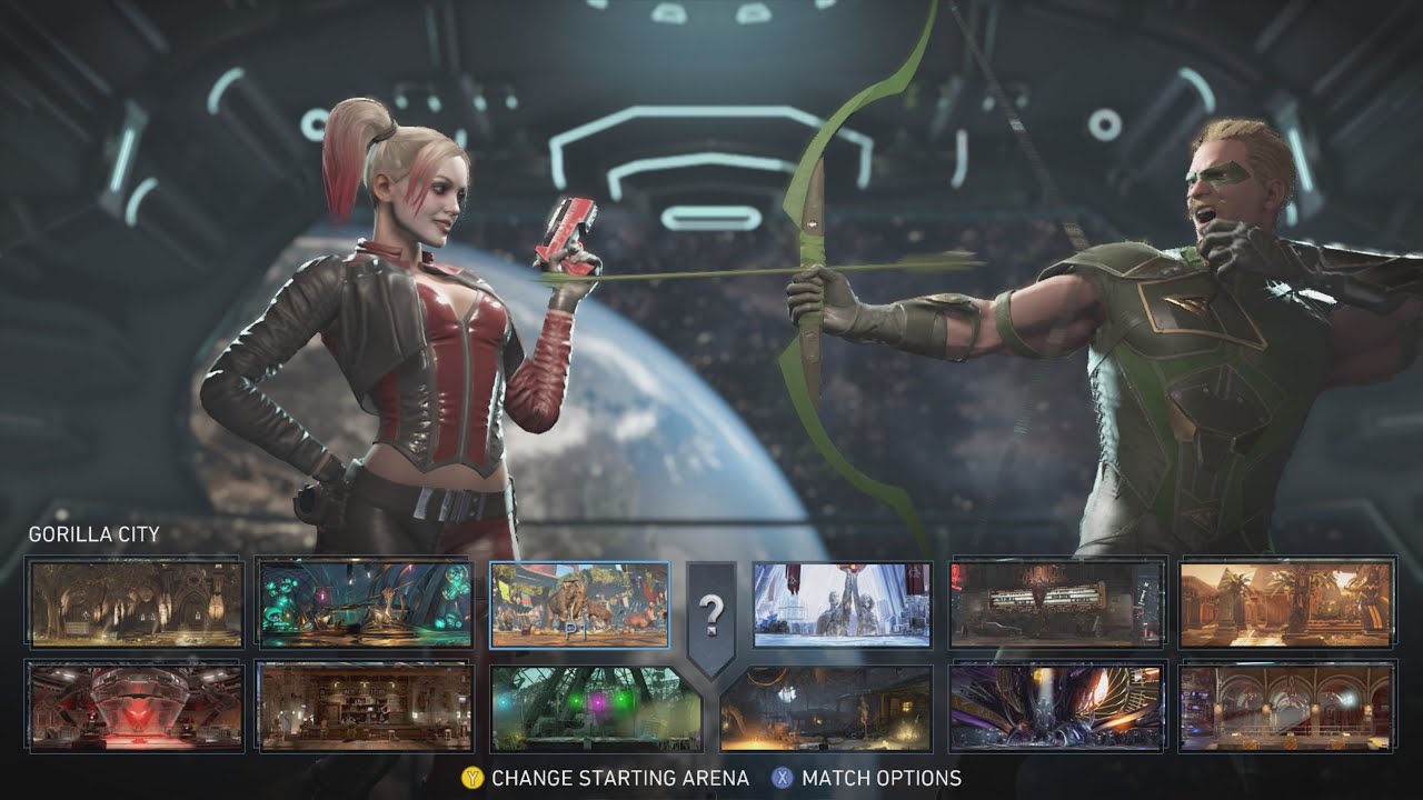 HARLEY QUINN vs GREEN ARROW - Injustice 2 (2017)