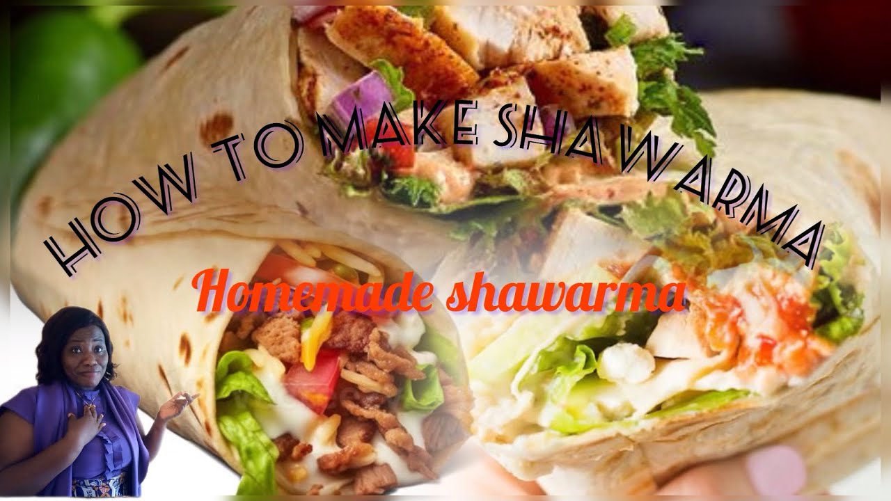 How to Make SHAWARMA at Home! #homemadeshawarma #healthysnacksrecipes #fastfood