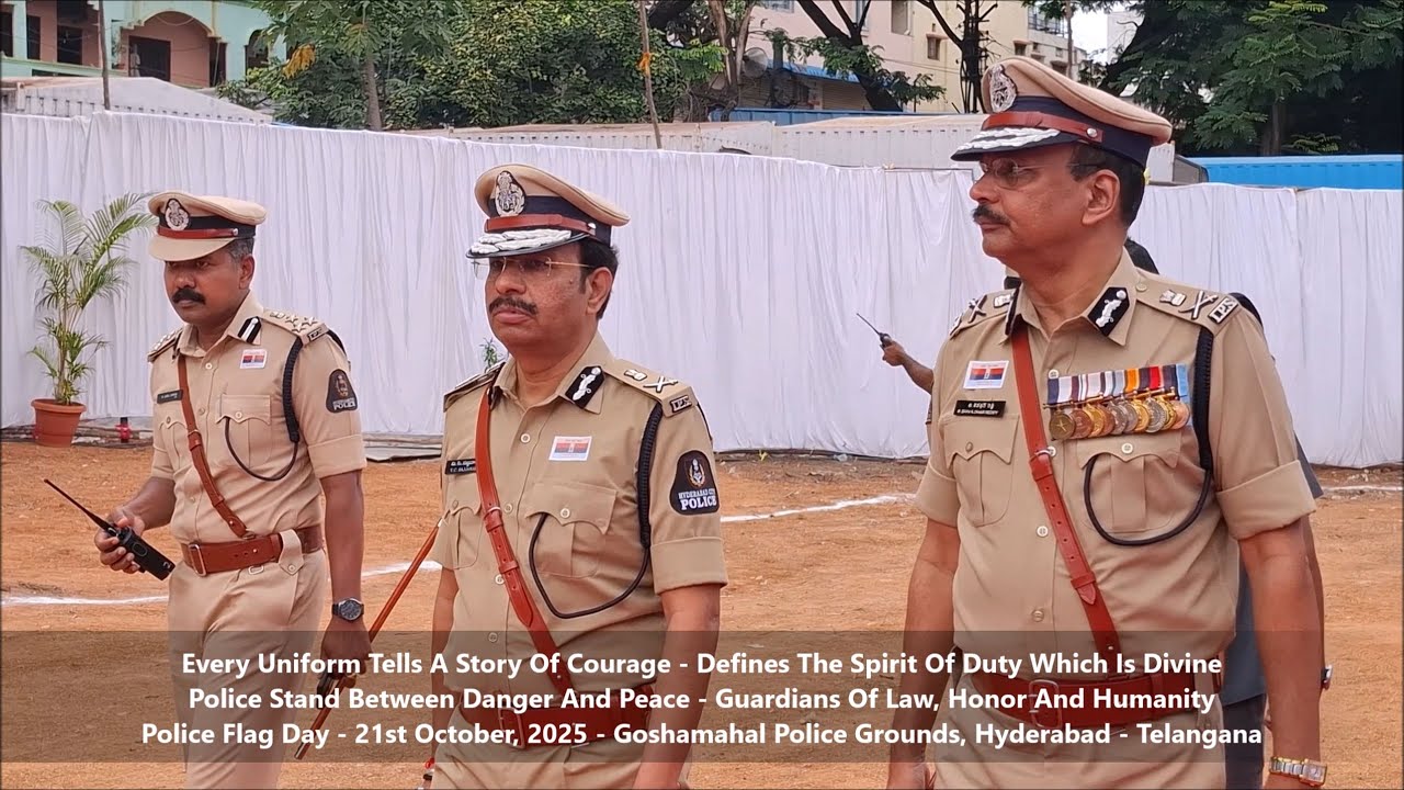 #CMRevanthReddy #BShivadharReddyIPS #DGP #VCSajjanarIPS #FlagDay #TelanganaPolice #PoliceParade
