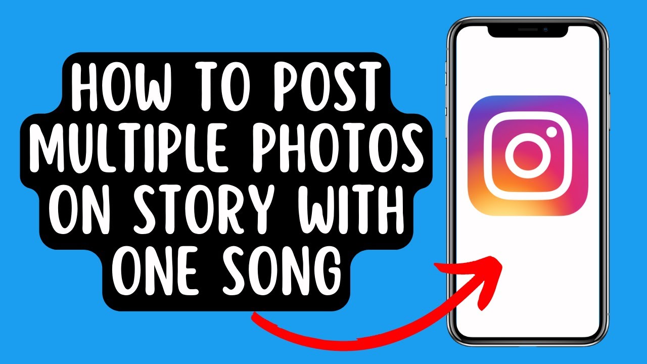 Как опубликовать несколько фотографий в истории Instagram с одной песней