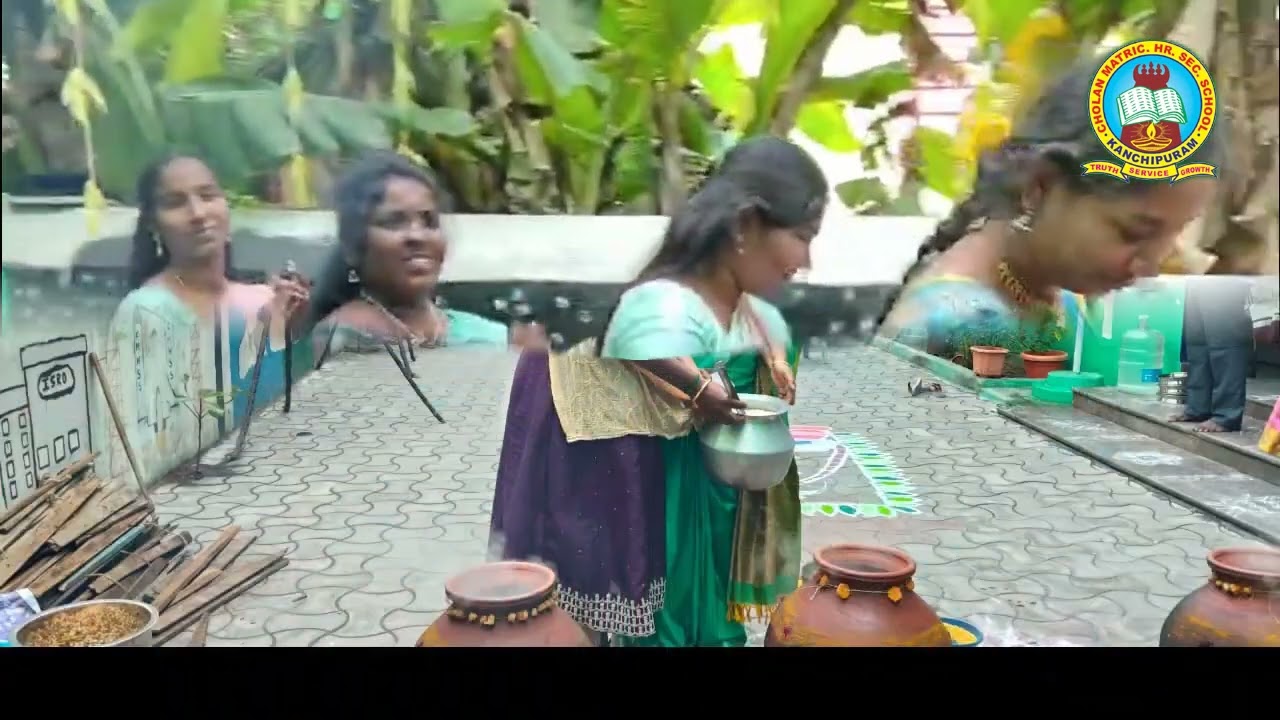 Cholan Matric Hr Sec School | Kanchipuram | Pongal Celebration