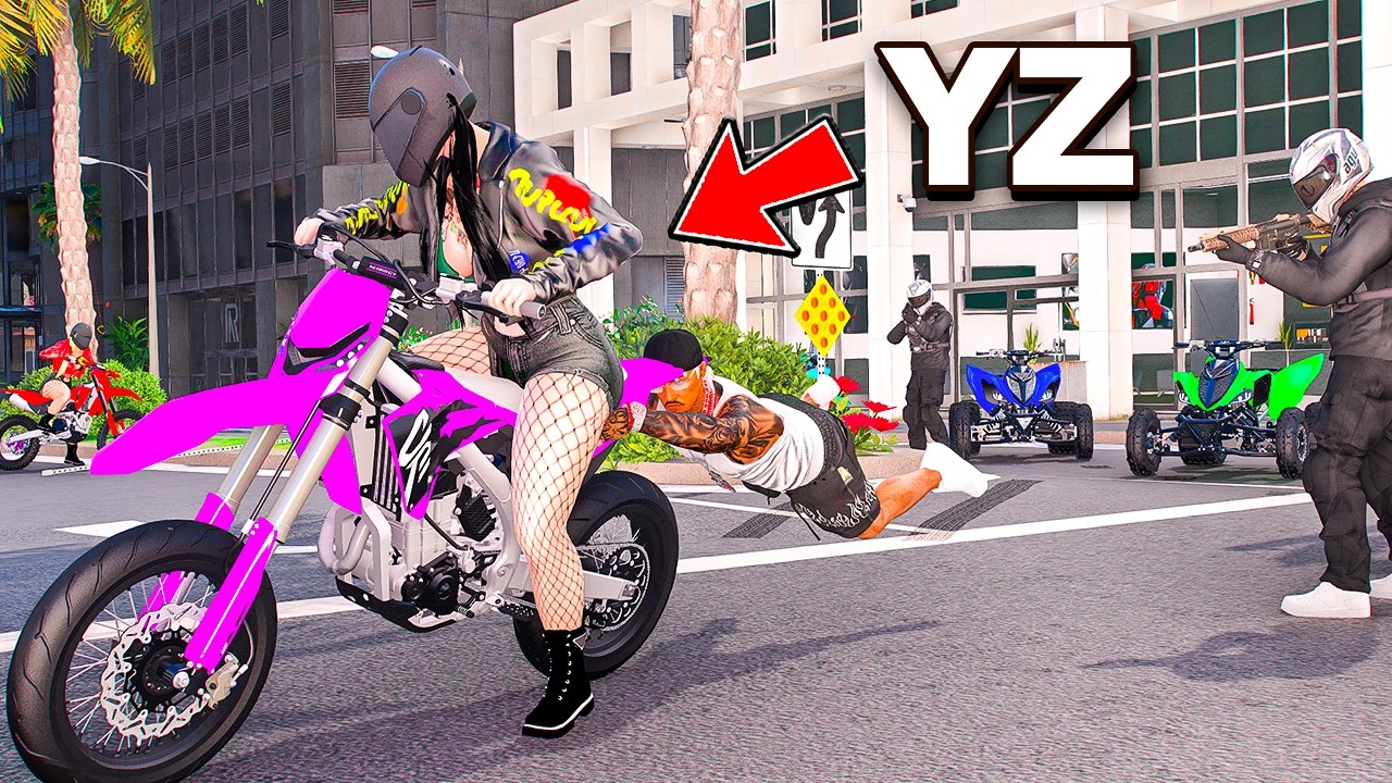 Me Infiltro a la Agencia de Motos Para Robar TODO en GTA 5 RP