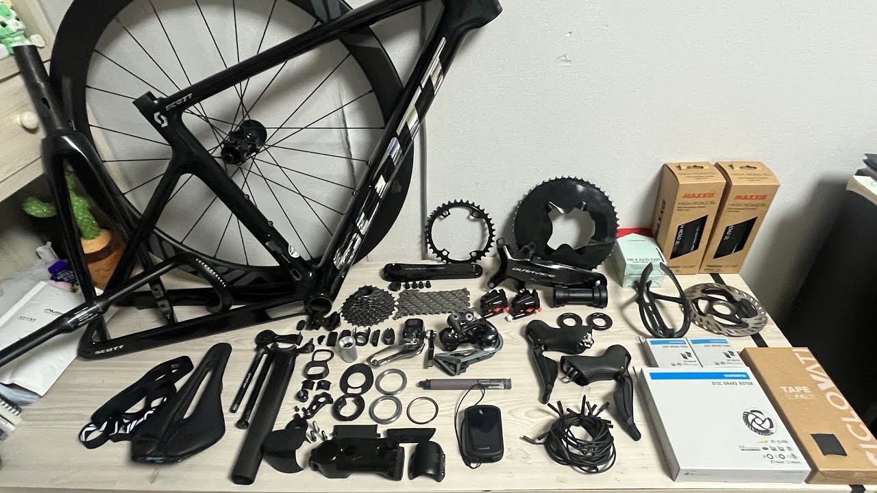 스캇 에딕트 RC 듀라에이스 9170 조립영상 [Scott Addict RC Dura Ace 9170 Build]