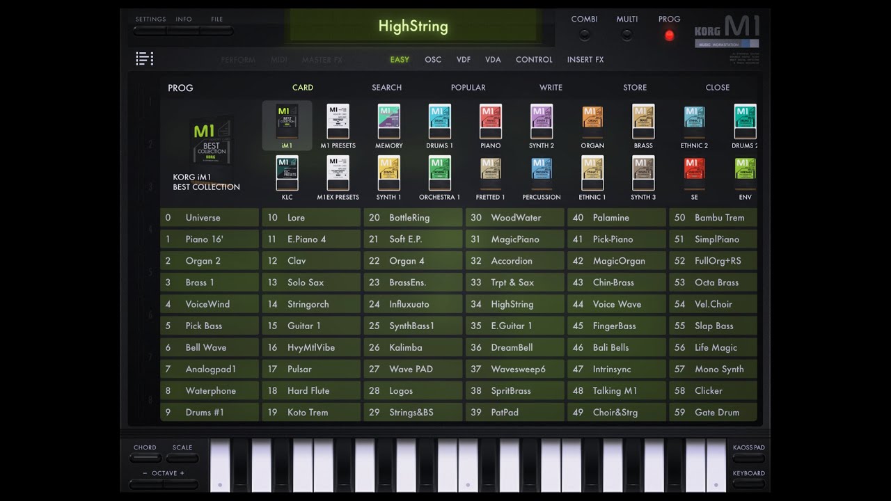 The Korg iM1, The BIG Soundtest for iPad, Awesome Synth