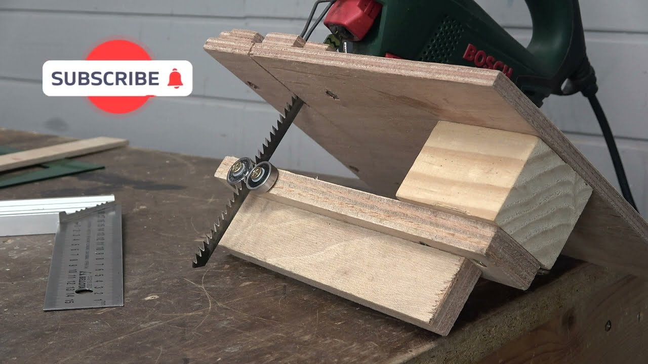 Die beste Vorrichtung f&uuml;r Stichs&auml;gen. Perfekte vertikale Schnitte f&uuml;r all Ihre Holzprojekte