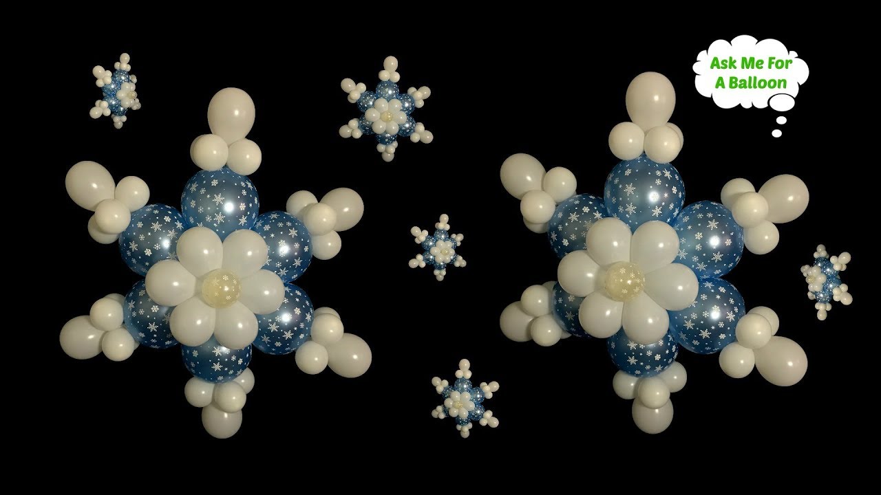 Balloon Snowflake Tutorial