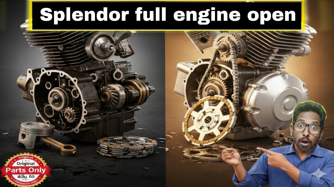 Splendor Full Engine Open#Full Engine Open#Full Engine#Bike Mechanic Life#Mechanic Life