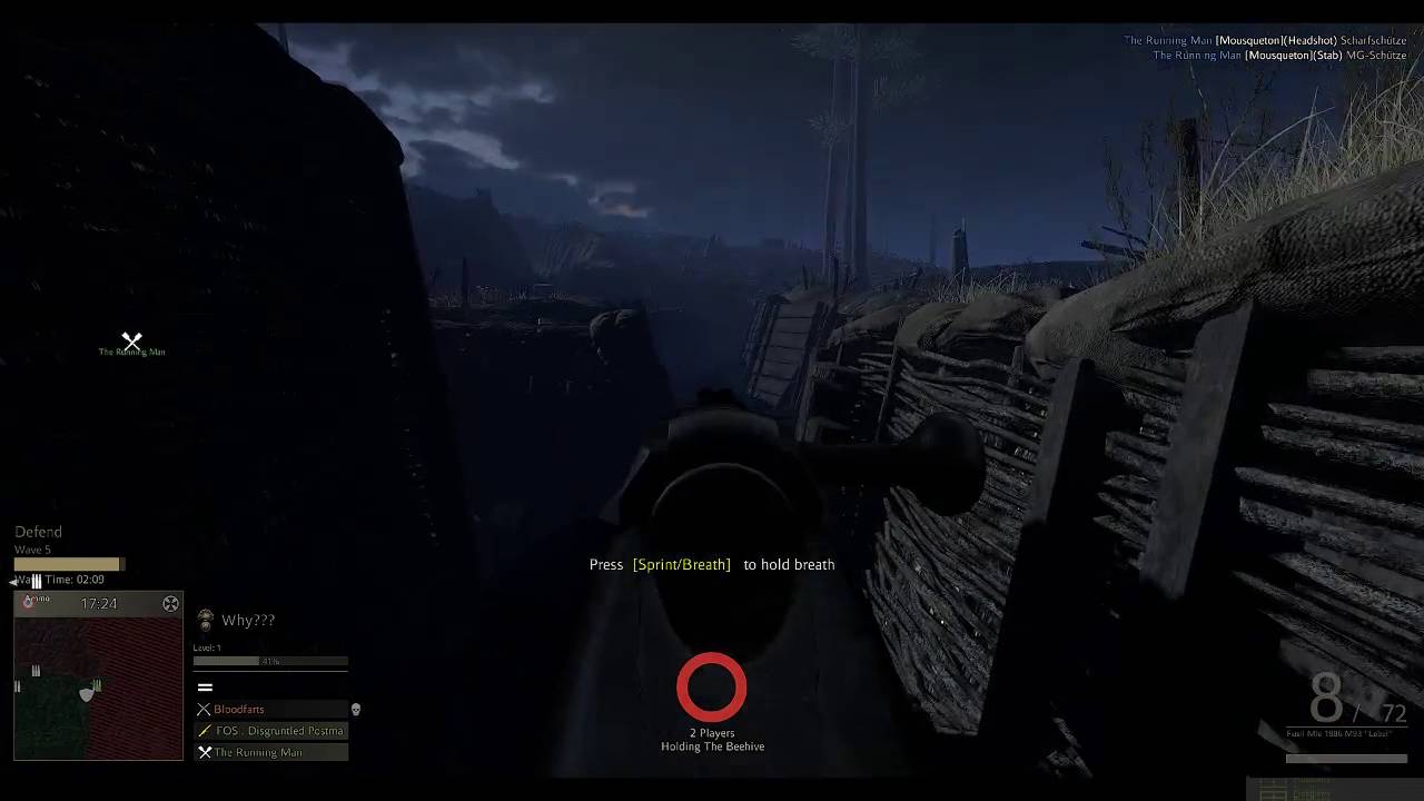 Verdun - Dirty french trench-men Wave defense GERMANS!!!