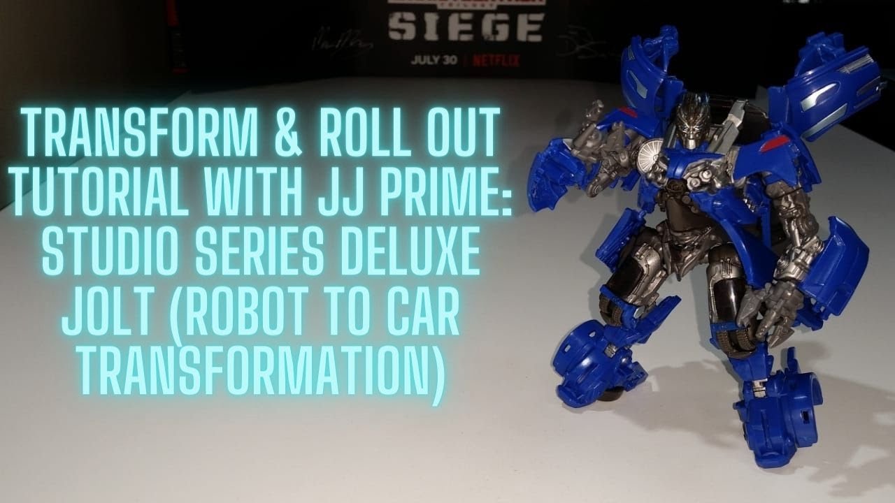 Transform & Roll Out TUTORIAL With JJ Prime: Studio Series Deluxe JOLT (Robot To Alt)!
