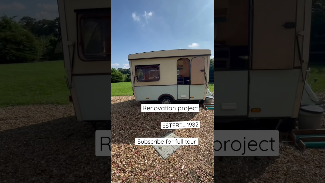 Esterel fold down caravan // before restoration