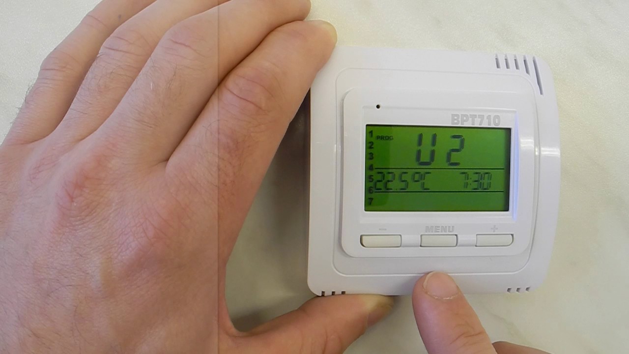 Thermostat TH30 programmieren | Beispiel 1: Zeit- & Temperatursteuerung einstellen