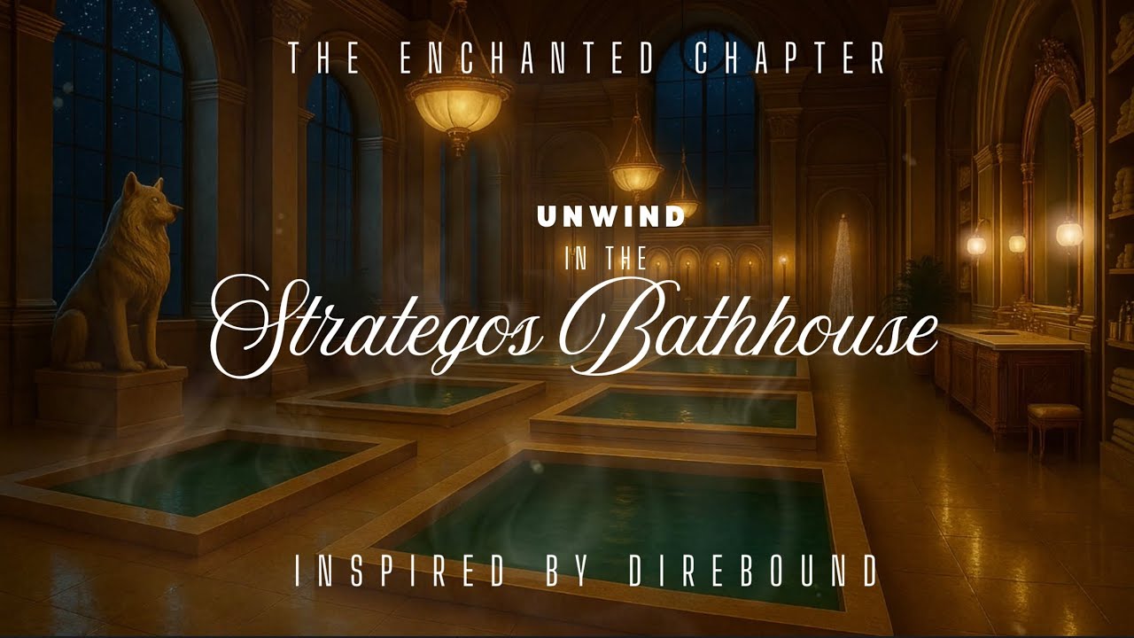 Direbound Inspired Ambience 🐺 Relax with Merryn in Strategos Bathhouse after training ✨