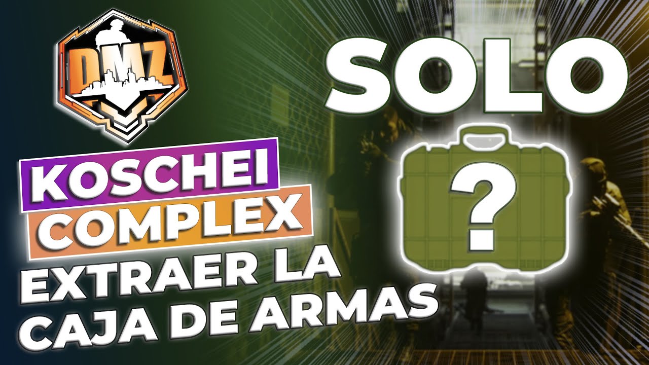 CONSIGUE y EXTRAE la CAJA DE ARMAS Jugando SOLO en KOSCHEI COMPLEX DMZ 💼 - Guía Modern Warfare 2