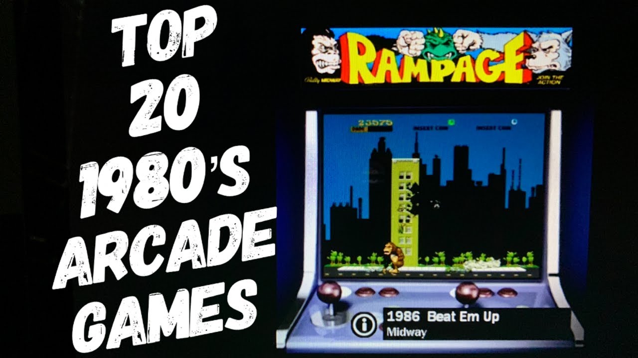 Top 20 1980's Arcade Video Games
