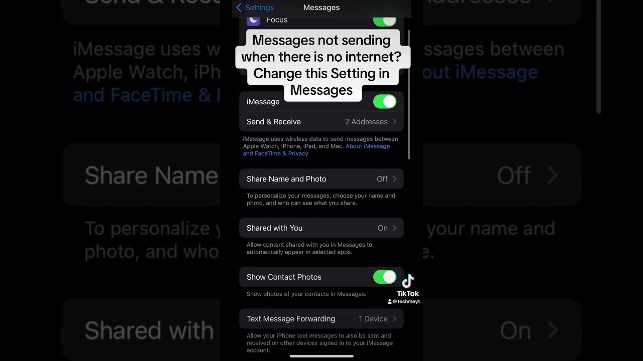 Messages not sending iPhone #iphone #ios #imessage #iphonetips #iphonetipsandtricks