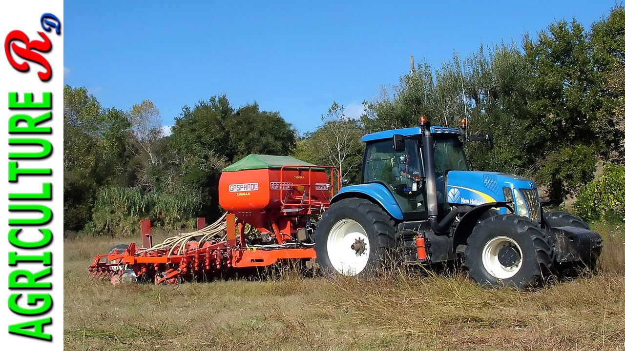 Semina diretta con New Holland TG 285 + Gaspardo Gigante (HD) - F.lli Mizioli