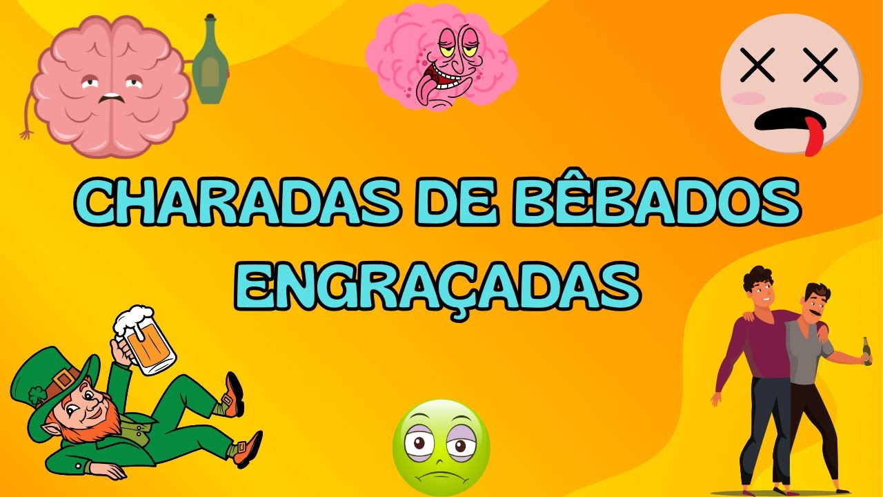 ❓CHARADAS DE BÊBADOS ENGRAÇADAS Dia Nacional da Cachaça❓
