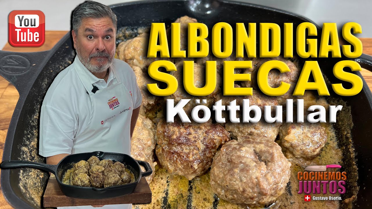 Como hacer ALBÓNDIGAS SUECAS | Köttbullar ✅💯