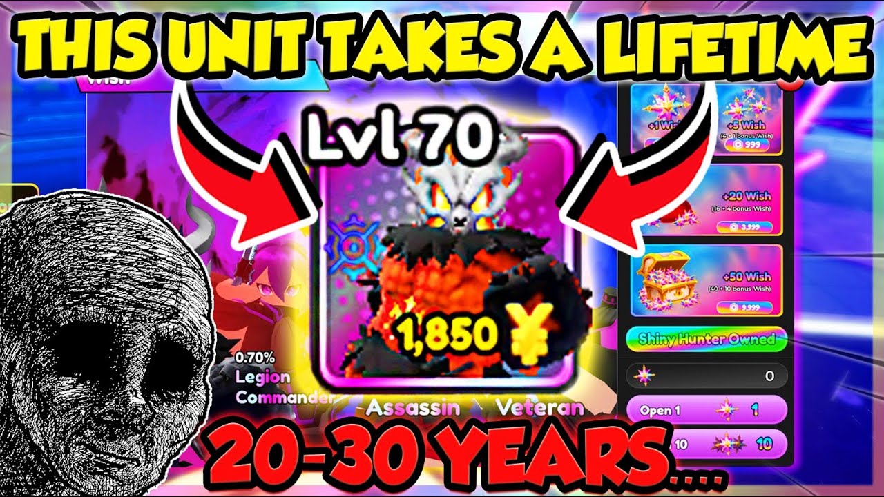 This Unit Takes a LIFETIME To Get & Players Are MAD!! (Anime Defenders Roblox)