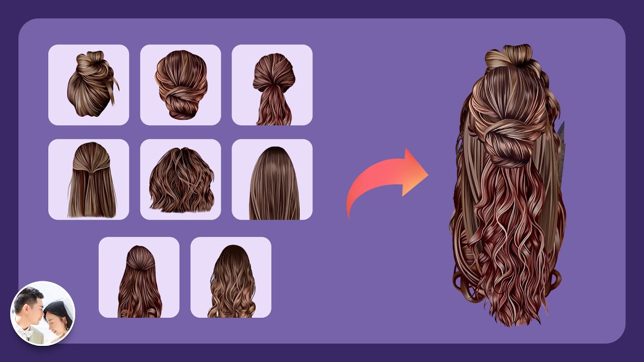 Match the hair to the head | Teeinblue