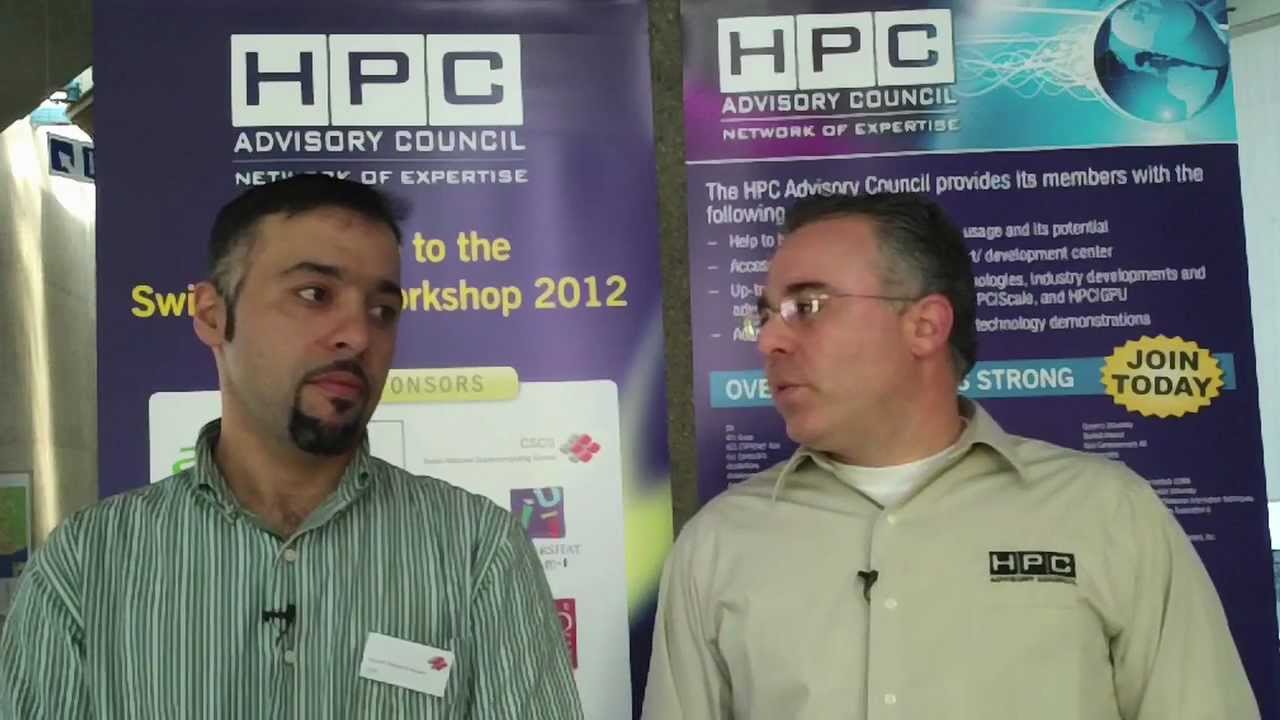 Gilad Shainer and Hussein El-Harake comment the HPC Advisory Council Switzerland Conference 2012
