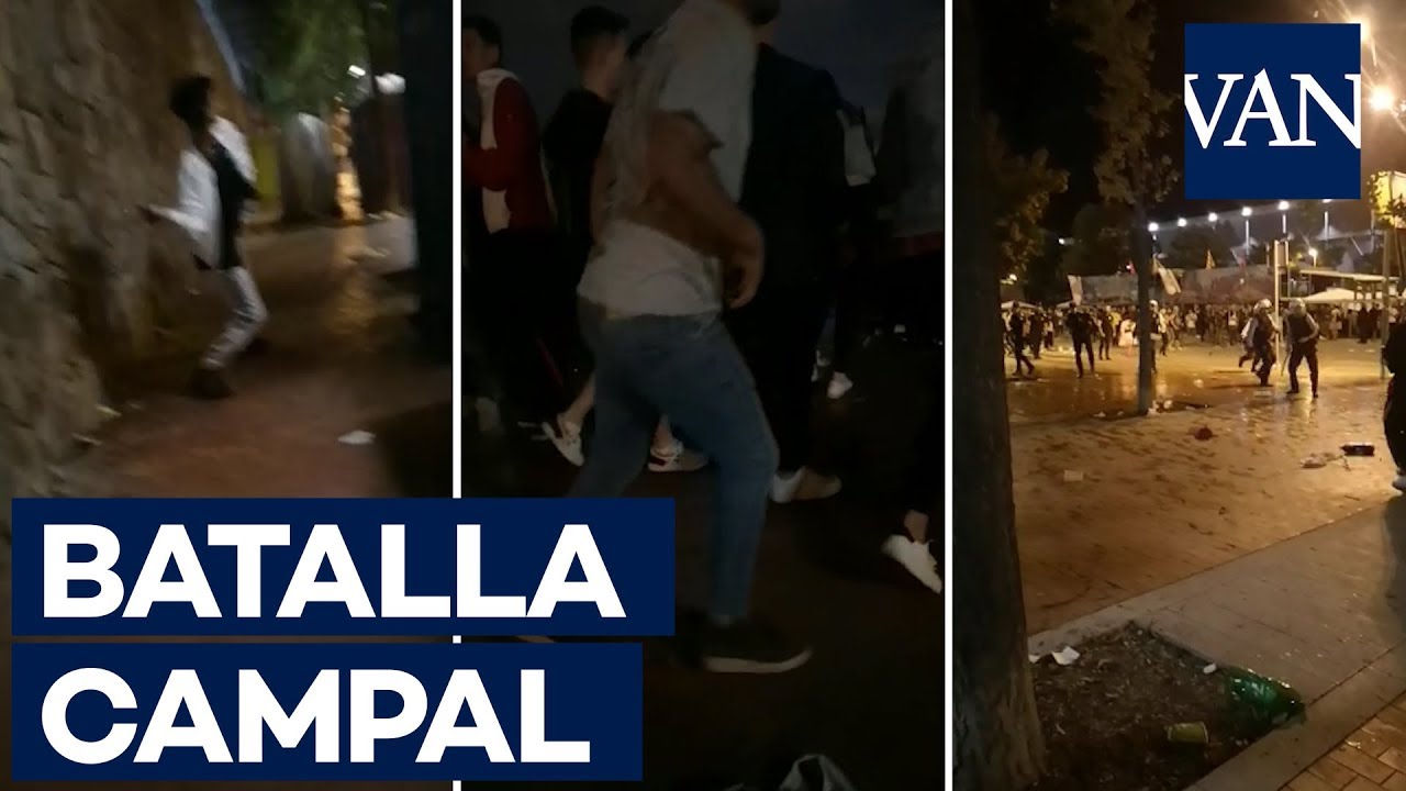 Varios detenidos en una batalla campal durante las fiestas de Sabadell