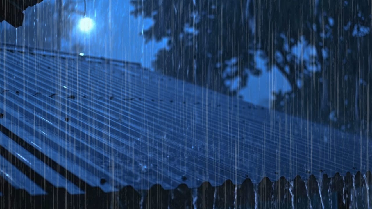 🔴 COZY RAIN ON HOUSE ROOF 🌧️ Calming Rain Sounds for Sleep & Relaxation