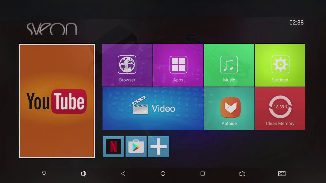 Sveon SSL6000 &ndash; Android TV Box con Teclado Wireless compatible con Movistar+ & Netflix
