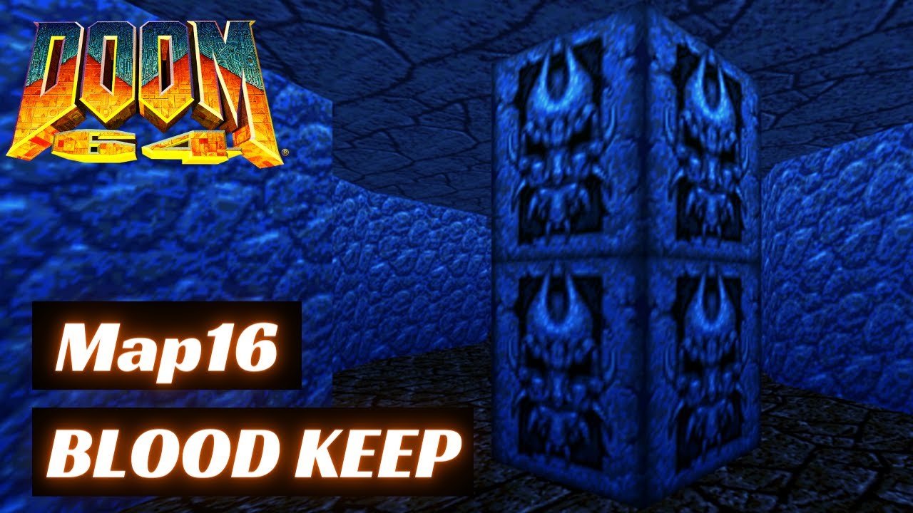 Прохождение Doom 64 (100%) (Карта 16: Кровавая крепость)