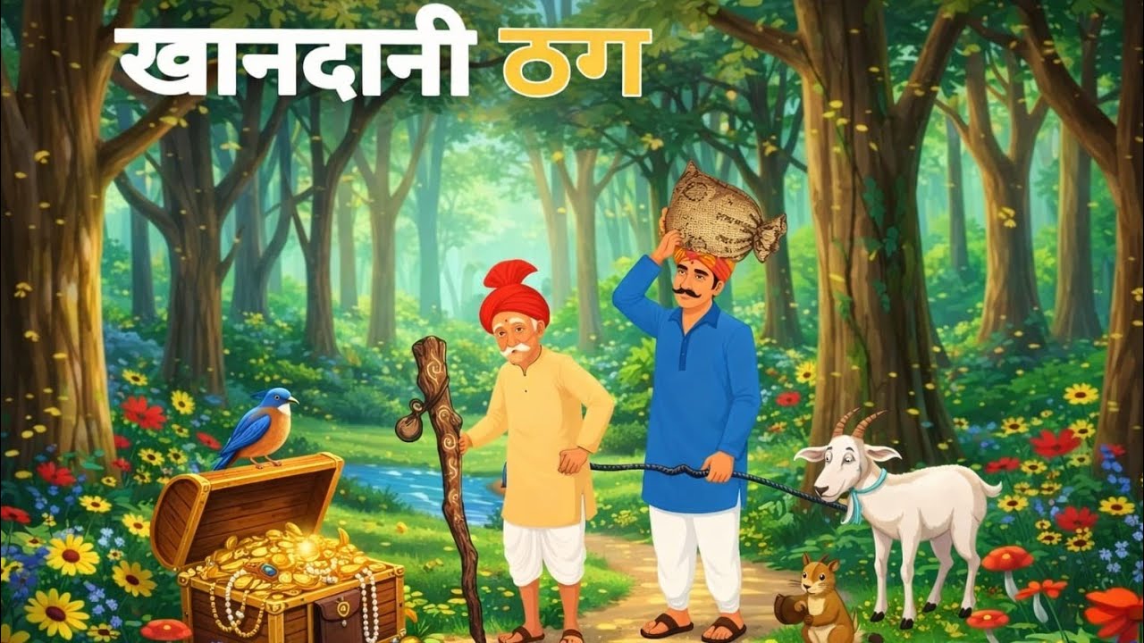 खानदानी ठग   | Khandaani Thag  | moral stories Hindi story | cartoon | story |