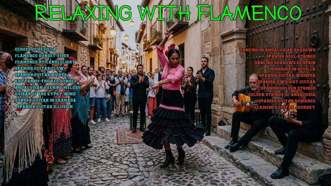 SPA Relaxation 💆 Flamenco Guitar, Accordion & Irish Flute — Deep Healing Music for Stress Relief