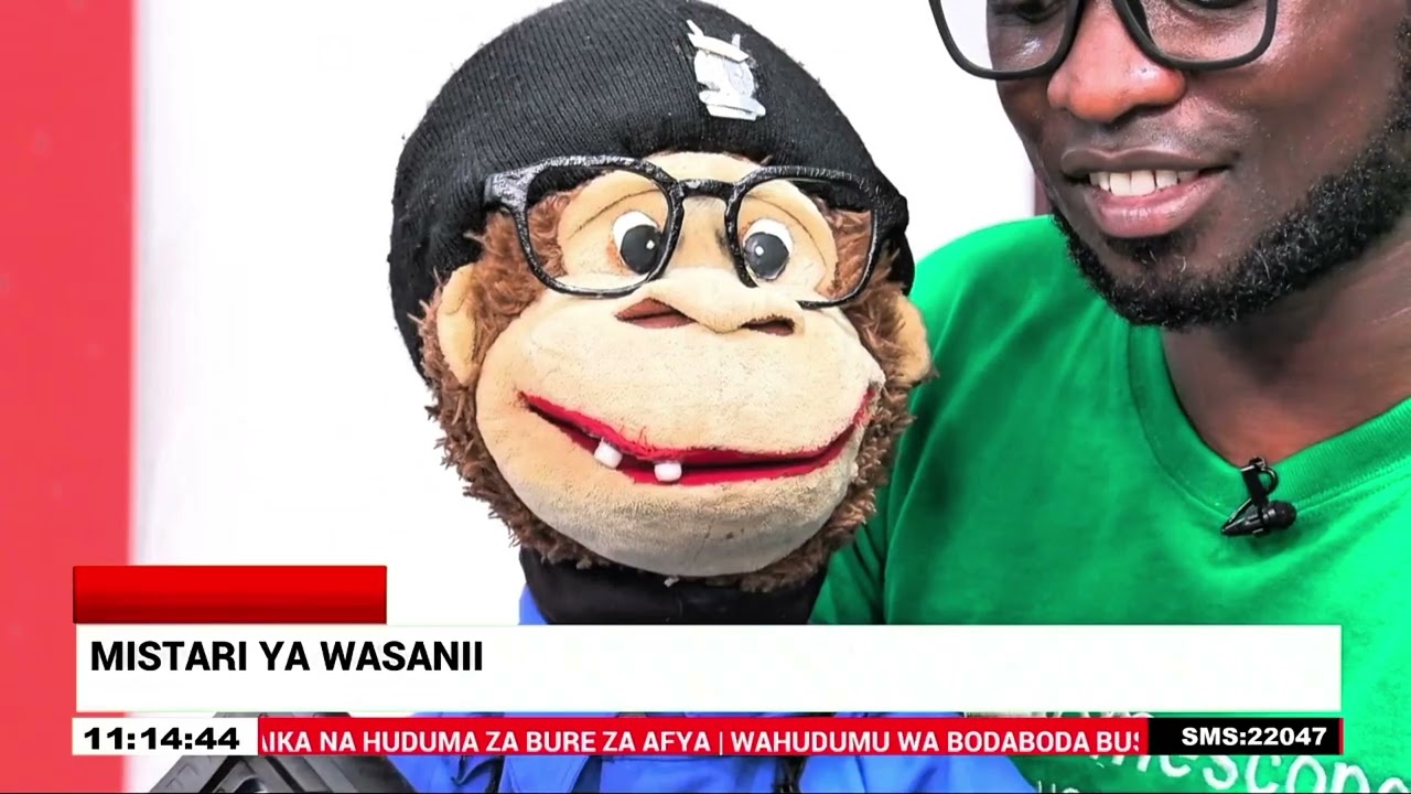 JOHNTE TV47 INTERVIEW  (part 1)   kenyan ventriloquism