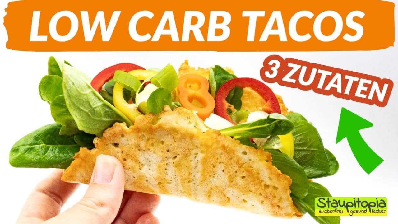 TexMex-Fans aufgepasst: So einfach kannst du Low Carb Tacos aus nur 3 Zutaten selber machen!