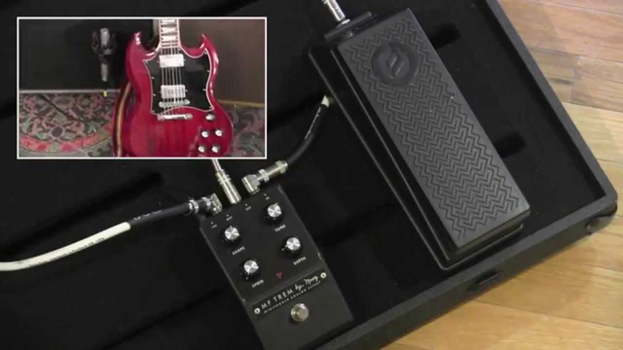MOOG MF TREM demo with Expression Pedal Tremolo