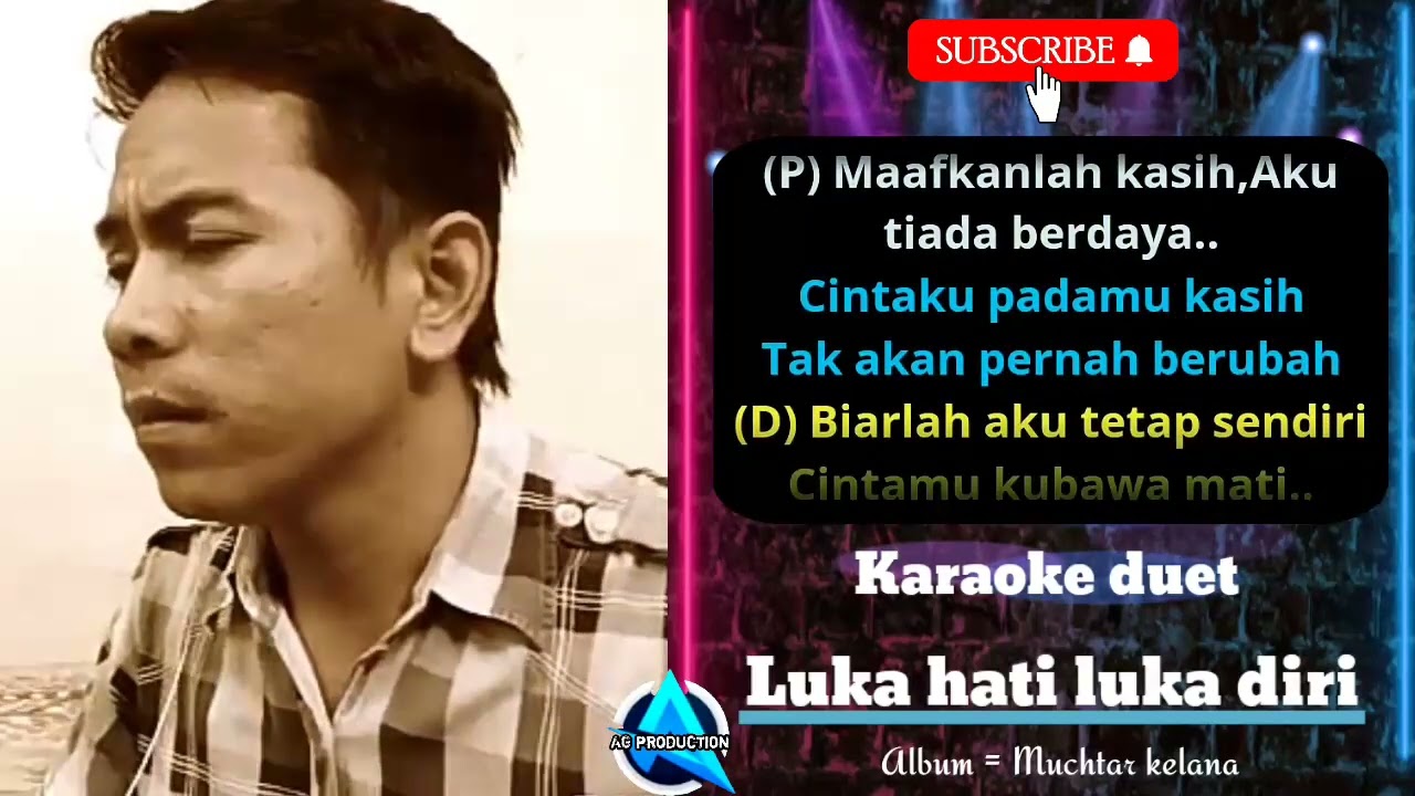 LUKA HATI LUKA DIRI | KARAOKE DUET CEWE