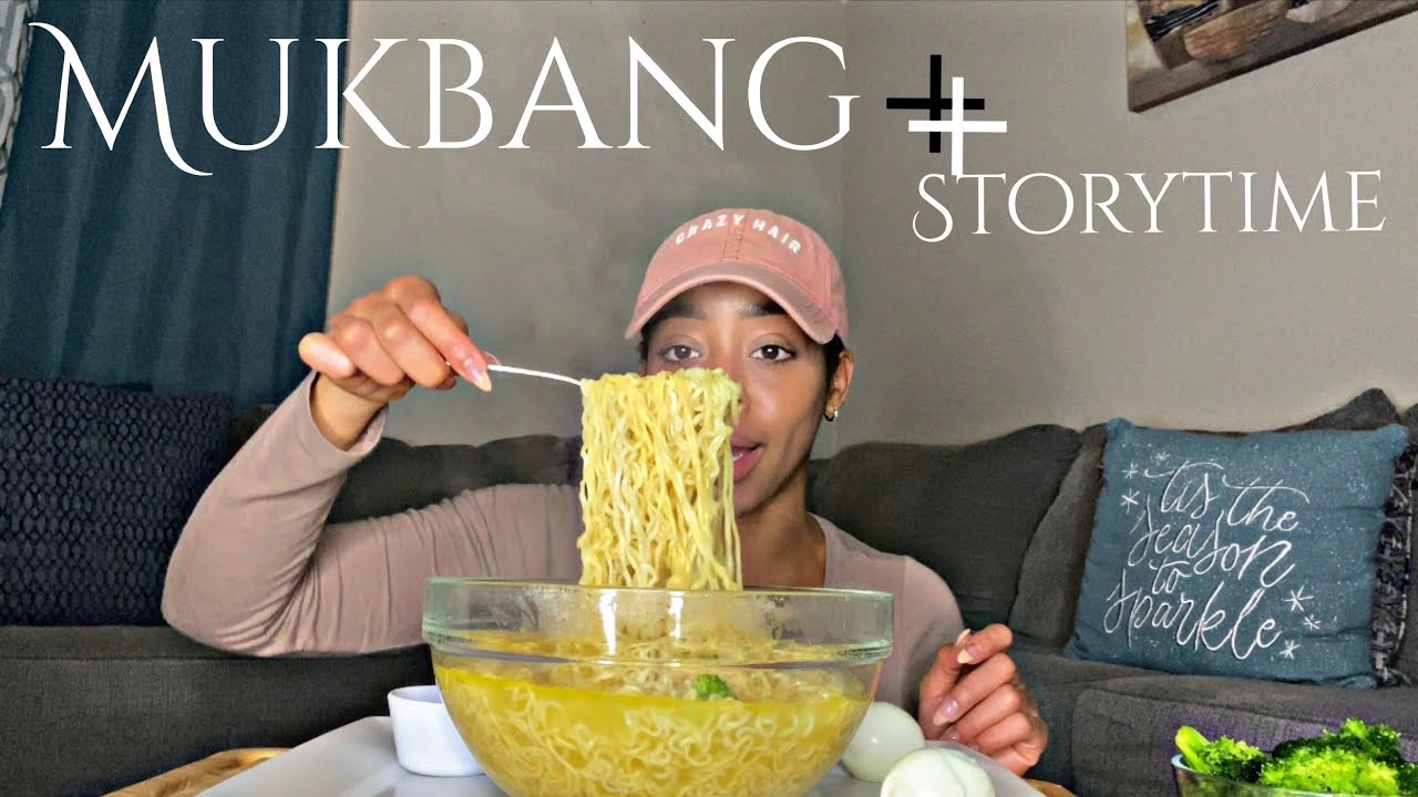 RAMEN NOODLE MUKBANG + STORYTIME