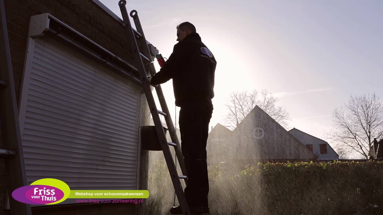 Friss voor Zonwering   Reiniging van rolluiken