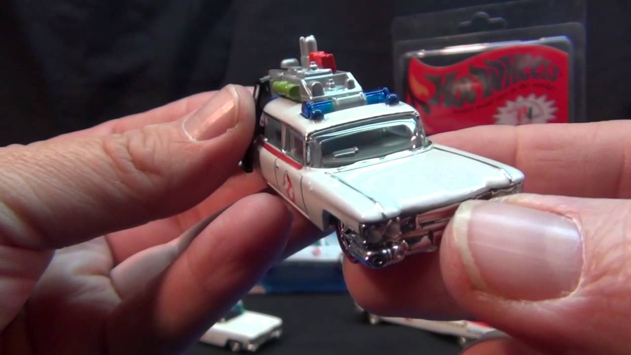 Ghostbusters Ecto-1 Hot Wheels and Johnny Lightning
