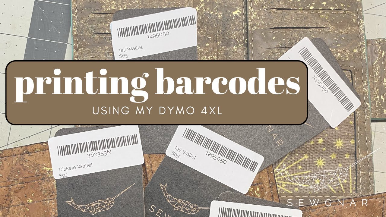 Printing Barcodes using a Dymo 4XL
