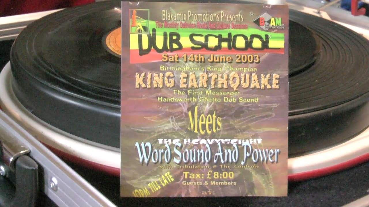 King Earthquake mts Word Sound & Power @ Club Cabana Bedford. Sat 14th June 2003 Audio File Section.