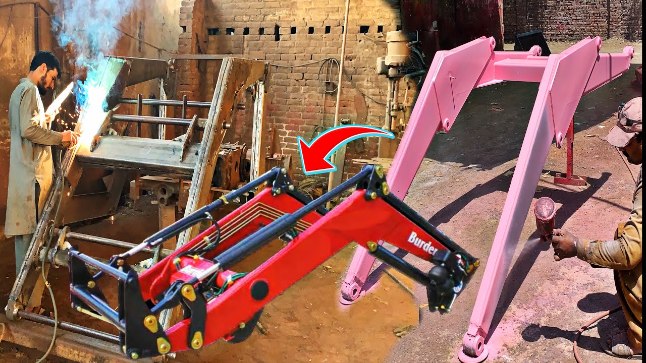 Amazing Production of Tractor Front And Loader || Tractor Front And loader Manufacturing in factory