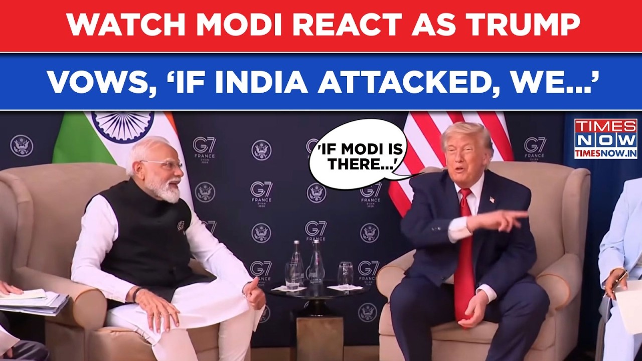 Trump's 'If Modi Attacked' Promise At G7: Watch Indian PM's Reaction At Bilateral With US President