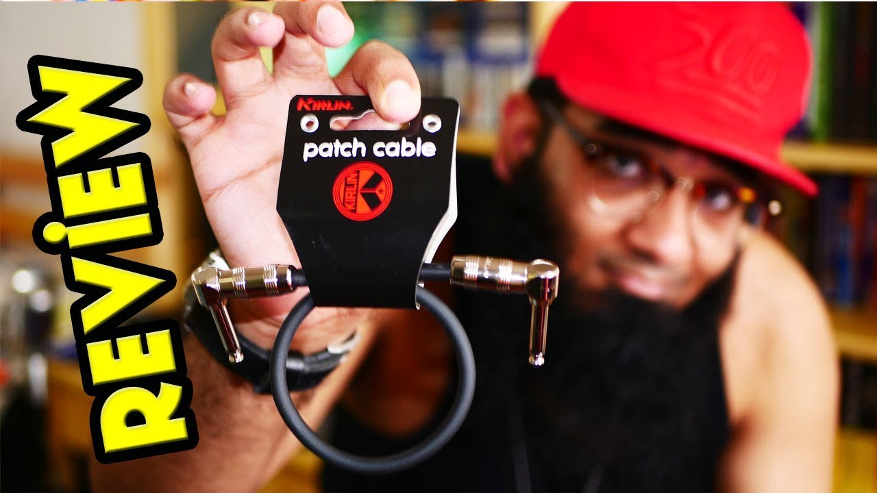 Kirlin Cable IPC-203PN-01/BK Mono Right Angle 1/4-Inch Plugs Patch Cable Unboxing & Review!