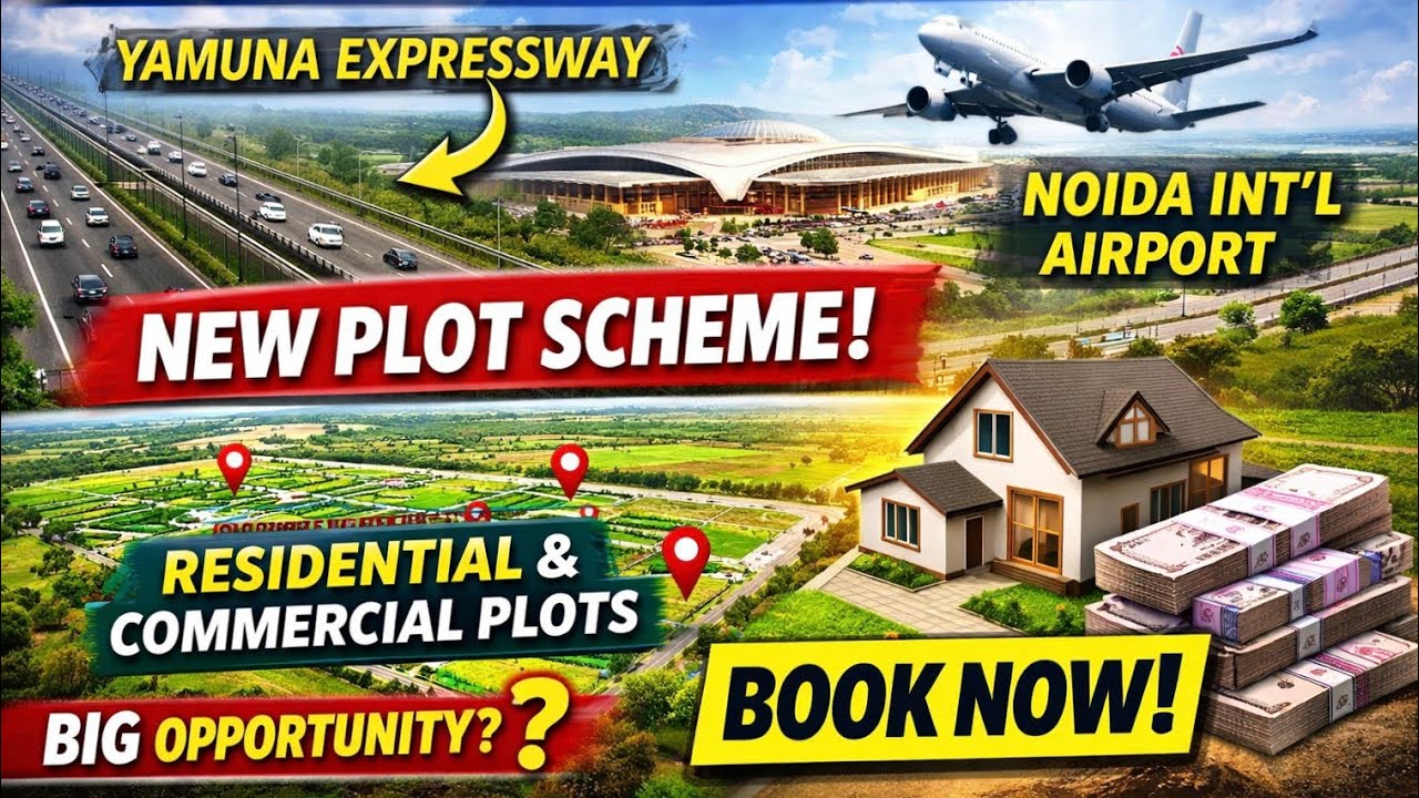 Yeida Plots Scheme 2026 || Yamuna Expressway Residential Plots Scheme 